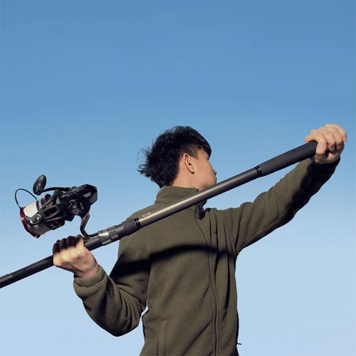 Carbon Fibre Fishing Fod black PC