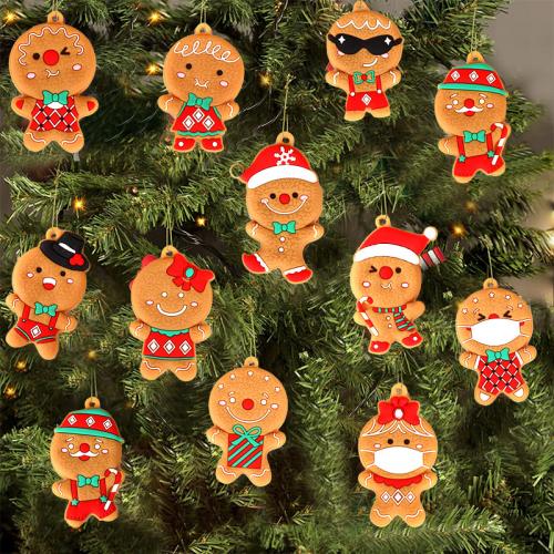 PVC Christmas Tree Hanging Decoration Set