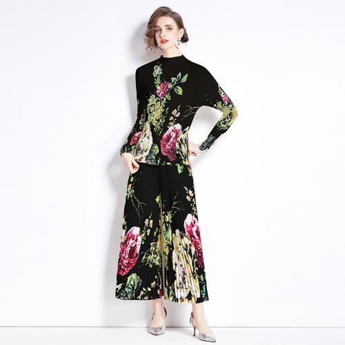 Polyester Ensemble occasionnel de femmes Imprimé Floral plus de couleurs pour le choix Ensemble