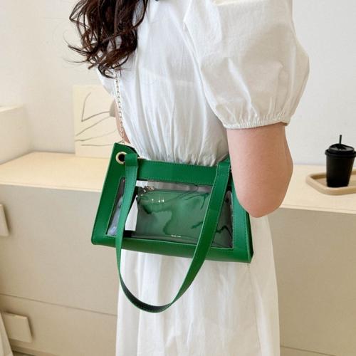 PU Leather Box Bag Crossbody Bag Solid PC