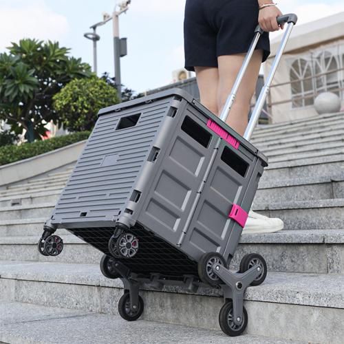 Polypropylene-PP foldable Shopping Trolley PC