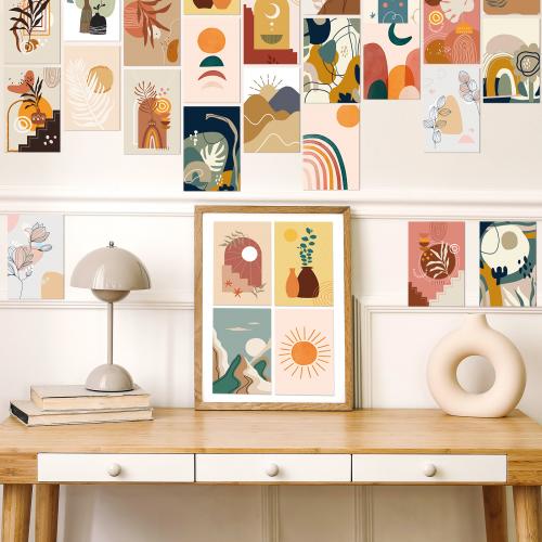 Cardboard DIY Wall Collage Kit for home decoration Bag