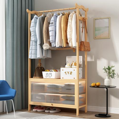 Moso Bamboo Porte-vêtements suspendus pièce