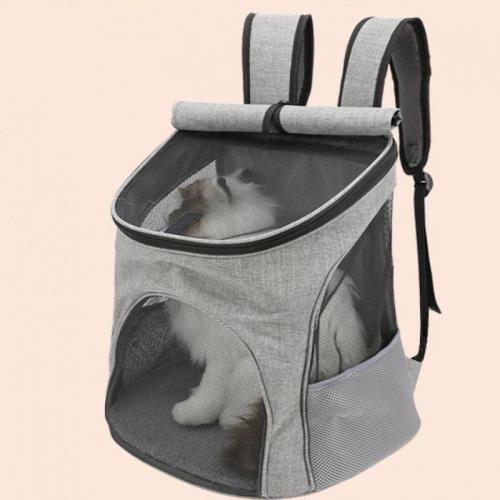 Oxford Sac à dos pour animaux de compagnie Gris pièce