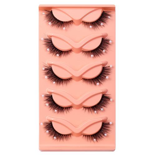 Chemical Fiber False Eyelashes five piece Set