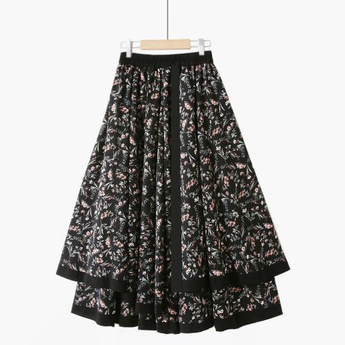 Polyester & Coton Jupe maxi Imprimé Frissons plus de couleurs pour le choix : pièce