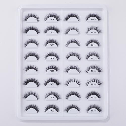 Mink Fur False Eyelashes Pair