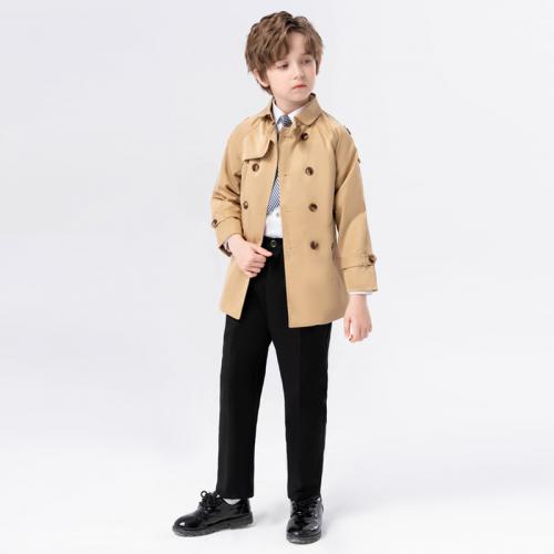 Polyester Slim Boy Clothing Set Set