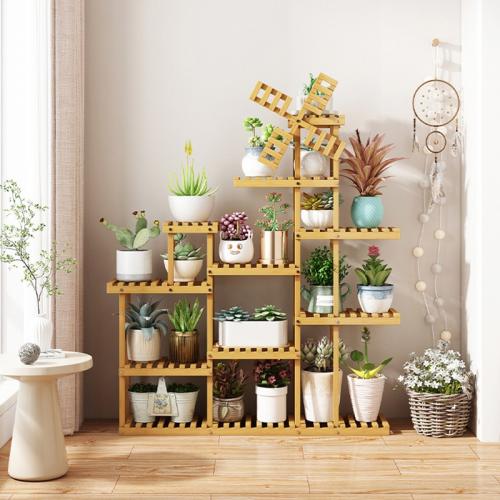 Moso Bamboo Flower Rack  Solid khaki PC