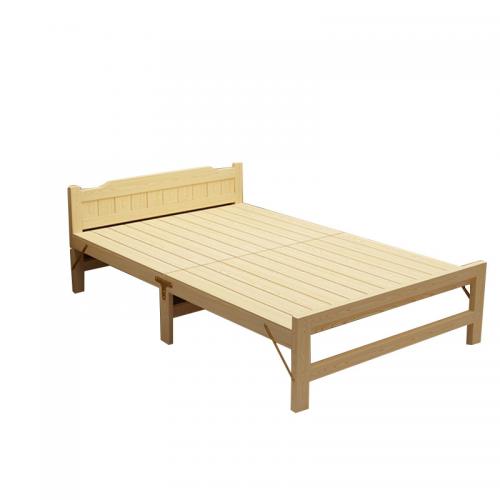 Madera maciza Cama plegable al aire libre,  trozo