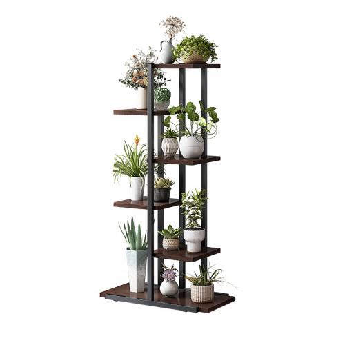 Steel & Medium Density Fiberboard Multilayer Flower Rack PC