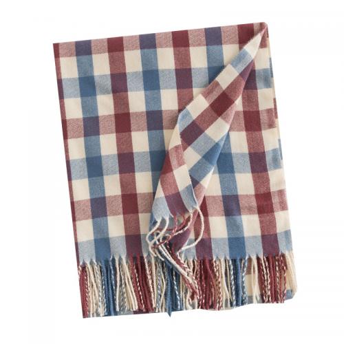 Polyester Écharpe de gant de femme d’une pièce Plaid multicolore pièce