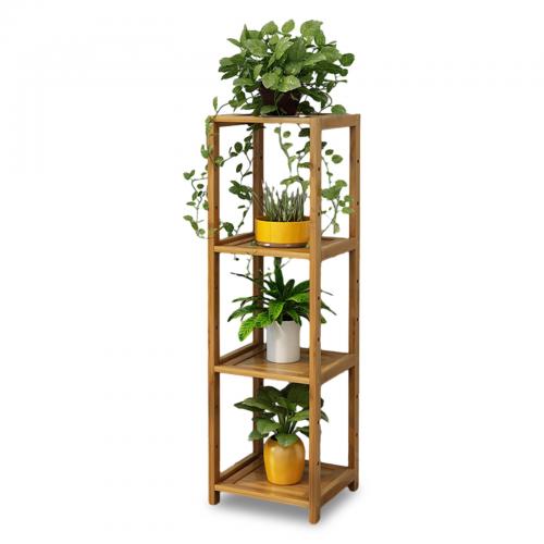 Medium Density Fiberboard & Moso Bamboo Multilayer Flower Rack PC