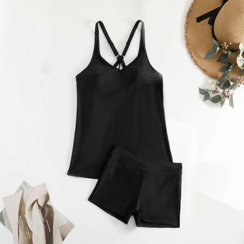 Polyamide & Polyester Ensemble Tankinis Noir Ensemble