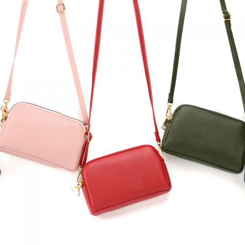 PU Cuir Crossbody Bag Solide plus de couleurs pour le choix pièce