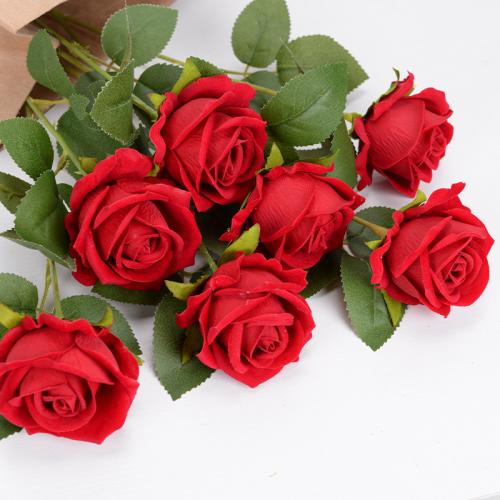 Flannelette Wedding supplies Artificial Flower for home decoration Iron & Plastic Lot