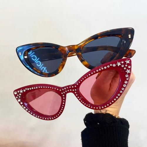 PC-Polycarbonate Sun Glasses anti ultraviolet & sun protection & with rhinestone star pattern PC