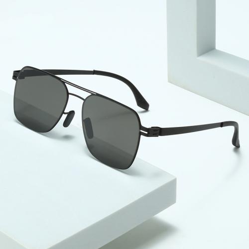 Edelstahl & Nylon Sonnenbrille, Schwarz,  Stück