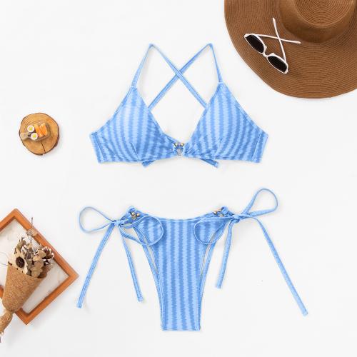 Polyamide Bikini Striped meer kleuren naar keuze Instellen