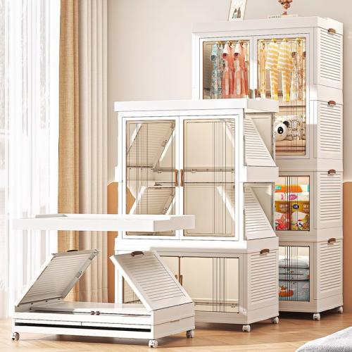 Plastique Tissu Storge Rack Solide Blanc pièce