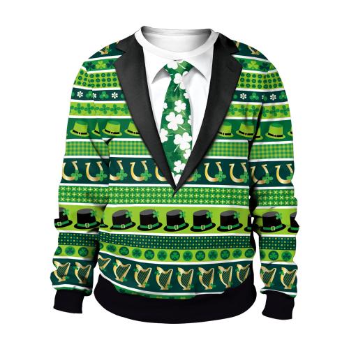 Polyester Men Sweatshirts printed PC