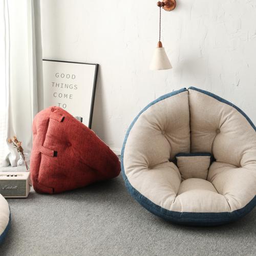 Cloth foldable Beanbag Sofa Pearl Cotton PC