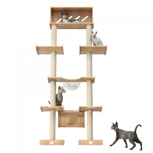 Wood Cat Climbing Frame hardwearing PC