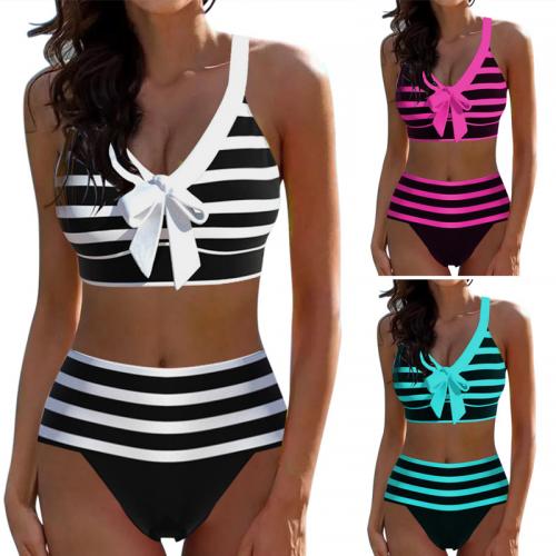 Polyester Tankinis Set Striped meer kleuren naar keuze Instellen