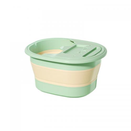 TPE-Thermoplastic Elastomer & Polypropylene-PP foldable Foot SPA Bucket portable & massage PC