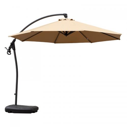 Polyester Fabrics & Aluminium Alloy & Plastic Sunny Umbrella durable & anti ultraviolet & sun protection & waterproof Solid PC