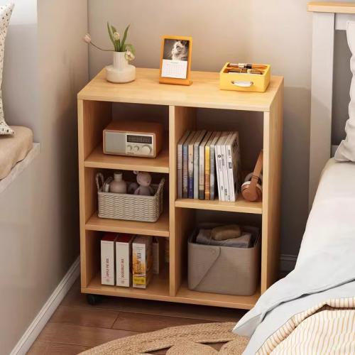 Wood Storage Cabinet durable Solid khaki PC