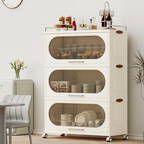 Plastic Storage Cabinet Solid white PC