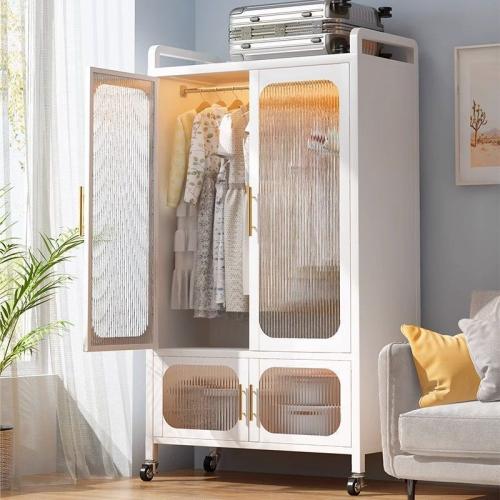 Métal Tissu Storge Rack Solide Blanc pièce