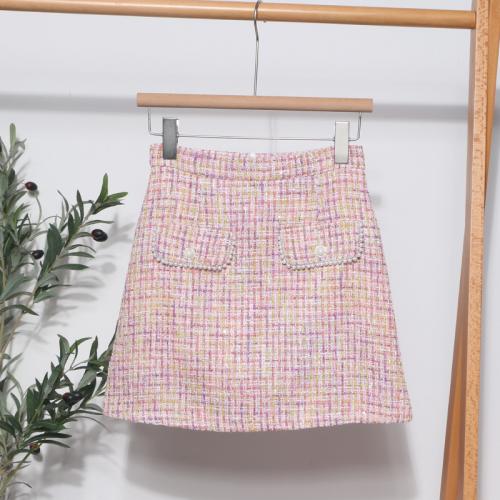 Polyester Slim & High Waist Skirt PC