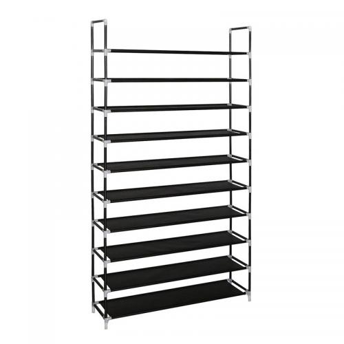 Iron & Non-Woven Fabrics Shelf for storage black PC