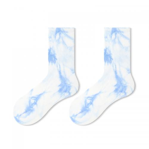 Polyamide & Coton Chaussettes de cheville unisexes Tie-dye plus de couleurs pour le choix : Paire