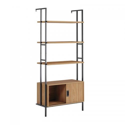 Medium Density Fiberboard & Iron Shelf for storage & Wall Hanging PC