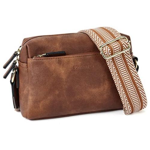 PU Leather Crossbody Bag large capacity PC