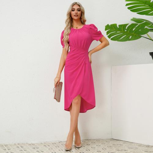 Polyester Einteiliges Kleid, Solide, mehr Farben zur Auswahl,  Stück