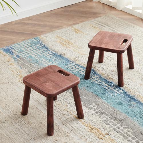 Bois massif Tabouret Solide Marron pièce