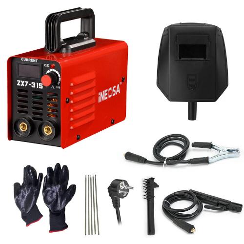 Carbon Steel & Engineering Plastics European standard plug Electric Welder Mini & portable red PC