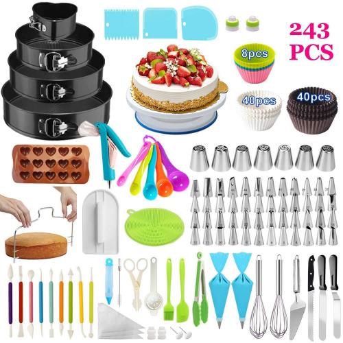 Plastic Cake Decorating Nozzle Set durable & multiple pieces Set