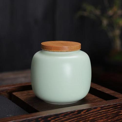 Ceramics dampproof Tea Caddies handmade PC