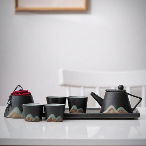 Ceramics Tea Set durable & multiple pieces handmade Set