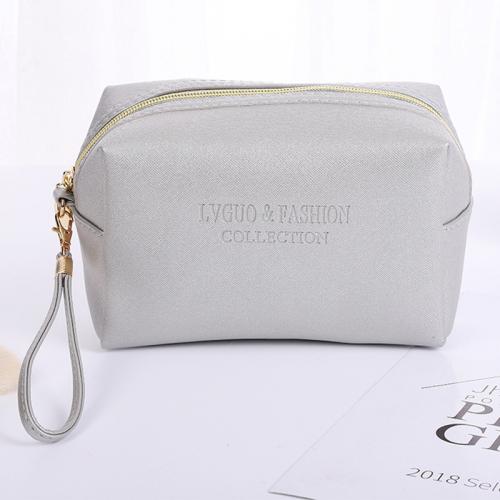 PU Cuir Sac cosmétique Polyester Lettre pièce