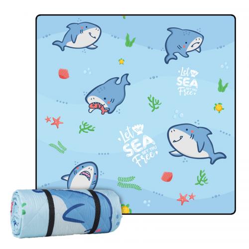 Aluminum Film & Polyester Taffeta dampproof & foldable Picnic Mat thickening & waterproof printed PC