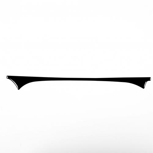 For 14-17 Honda Accord Auto Decoraton Strip, durable, , Solid, black, Sold By PC