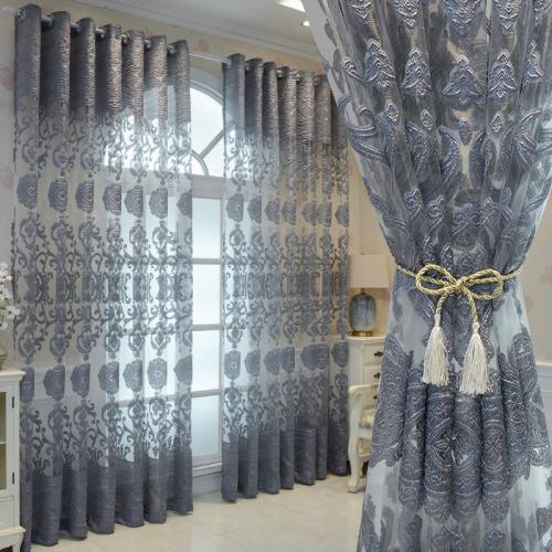 Polyester shading Curtain gray m