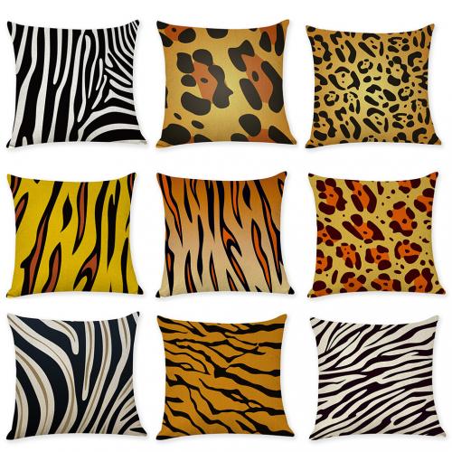 Linen Soft Pillow Case for home decoration printed PC