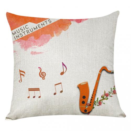 Linen Soft Pillow Case for home decoration printed PC